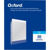 Oxford® Extra Large Capacity Heavyweight Page Protectors 3mil Letter 50/box