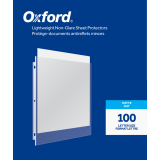 Oxford® Page Protectors Matte 2 mil Letter 100/box