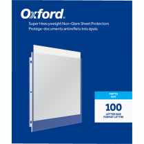 Oxford® Page Protectors Matte 4 mil Letter 100/box