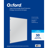 Oxford® Page Protectors 4 mil Letter 50/box