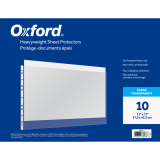 Oxford® Page Protectors 11" x 17" 3 mil 10/pkg