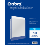 Oxford® Page Protectors Matte 2 mil Letter 10/pkg