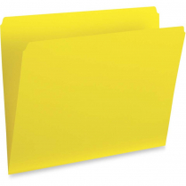 Pendaflex® Straight Cut Vertical Coloured File Folders Letter Yellow 100/box