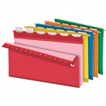 Pendaflex® Ready-Tab® Extra Capacity Hanging Folders with Lift Tab 2" Legal Assorted Colours 20/box
