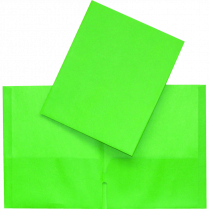 Oxford® Twin Pocket Portfolio Green SINGLE