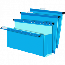 Pendaflex® SureHook® Extra Capacity Hanging Box Files Letter 3" Blue 25/box