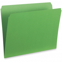 Pendaflex® Straight Cut Vertical Coloured File Folders Legal Green 100/box