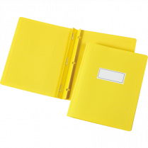 Oxford® Panel & Border Report Covers Letter Yellow 25/box