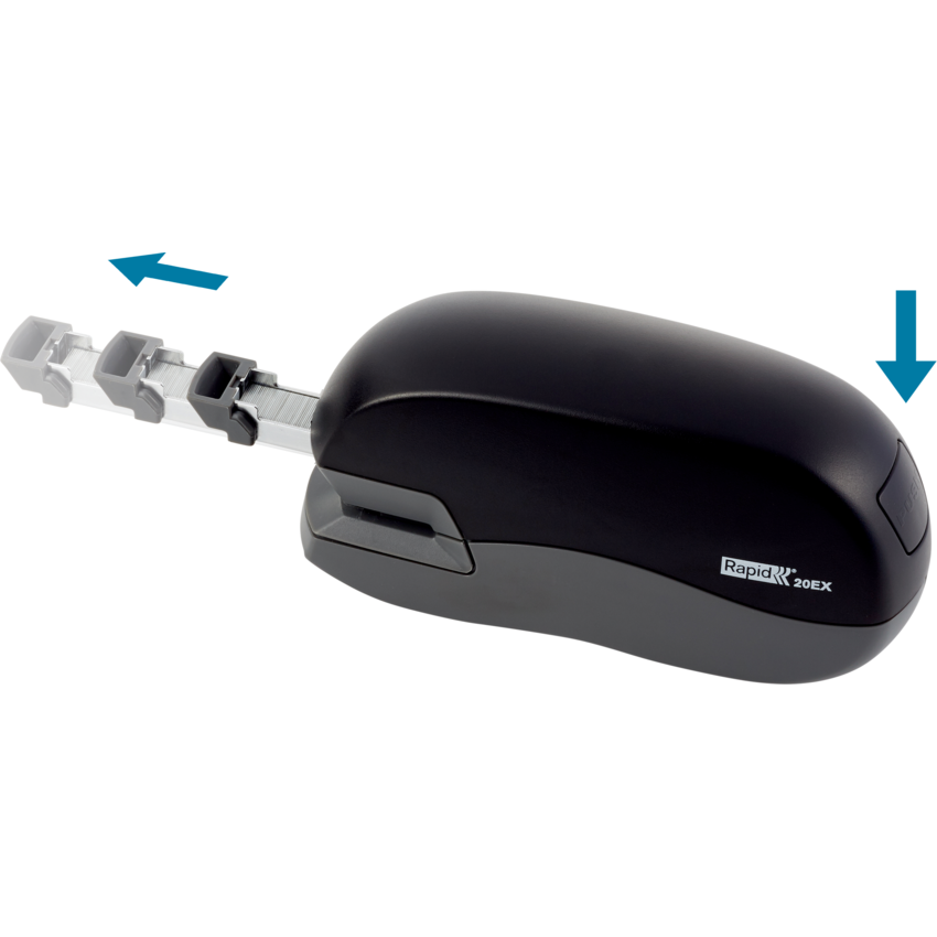 Rapid® 20EX Electric Stapler Half Strip 20 Sheets Grey Monk Office