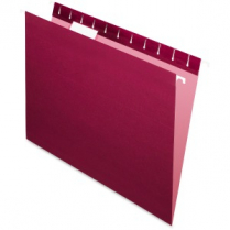 Pendaflex Hanging File Folders Letter Burgundy 25/box