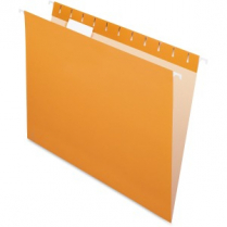 Pendaflex Hanging File Folders Letter Orange 25/box