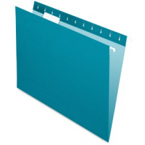 Pendaflex Hanging File Folders Letter Teal 25/box