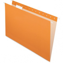 Pendaflex Hanging File Folders Legal Orange 25/box