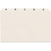 Oxford Index Card File Guides 5" x 8" A-Z