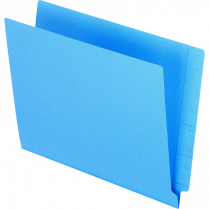 Pendaflex® Coloured End Tab File Folders Letter Blue 100/box