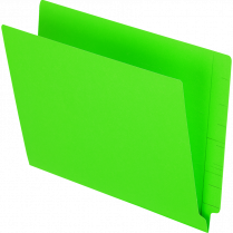 Pendaflex® Coloured End Tab File Folders Letter Green 100/box