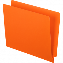 Pendaflex® Coloured End Tab File Folders Letters Orange 100/box