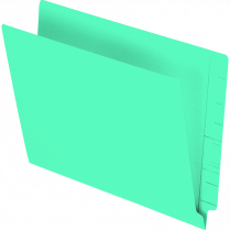 Pendaflex® Coloured End Tab File Folders Letter Turquoise 100/box