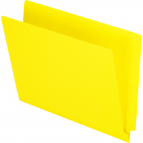 Pendaflex® Coloured End Tab File Folders Letter Yellow 100/box