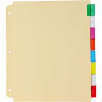 Oxford® Oversized Insertable Tab Index Dividers 8-Tabs Colours