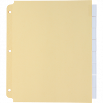 Oxford® Oversized Insertable Tab Index Dividers 8-Tabs Clear