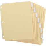 Oxford® Oversized Insertable Tab Index Dividers 8-Tabs Clear