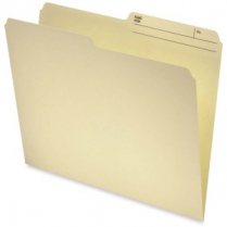 Pendaflex 1/2 Tab File Folders Letter Manila 100/box