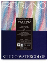 Fabriano Studio Watercolour Pad Cold Pressed 140lb 11" x 14" 12Sheets