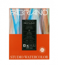 Fabriano Studio Watercolour Pad Hot Pressed 140lb 11" x 14" 12Sheets