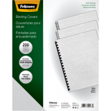 Fellowes® Expressions™ Linen Presentation Covers 11-1/4” x 8-3/4” 200/pkg White