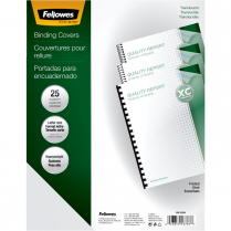 BINDING COVERS FROST 25/PKG FELLOWES FUTURA