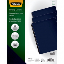 Fellowes® Futura™ Presentation Covers 11-1/4” x 8-3/4” 25/pkg Navy
