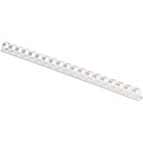 Fellowes Plastic Binding Combs 1/2" White 100/pkg