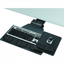 Fellowes® Professional Series Corner Keyboard Tray Black