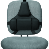 Fellowes® Professional Series Back Support with Microban®Protection Black