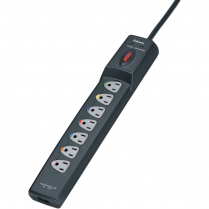 Fellowes Surge Protector 7 Outlet & Phone1600 Joules