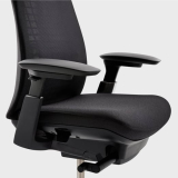 Haworth Fern Black Tellure Office Chair Mesh Back w/Lumbar Support