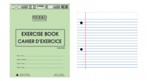 Fierro Exercise Book 5/16” Ruled with Margin 7” x 9” 72 pages