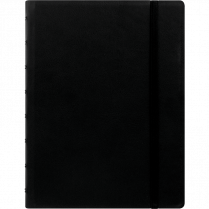Filofax® Notebook A5 8-1/4" x 5-3/4" Black
