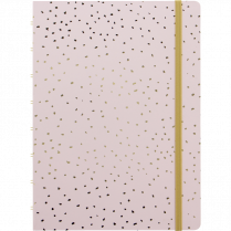 Filofax® Confetti Notebook 8-1/4" x 5-3/4" Quartz Rose