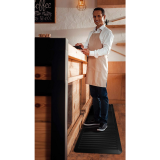 Floortex® AFS-TEX™ System 6000X Anti-Fatigue Mat 23"x67" Black