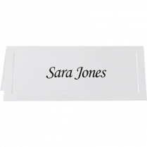 St. James® Overtures™ Embossed Place Cards White 60/pkg