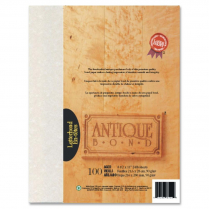 St. James® Aged Antique Bond™ 24lb Paper 8-1/2" x 11" Natural 100/pkg