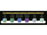 Finetec Watercolour Mica Pan Pearl Flip Cool 6/Set