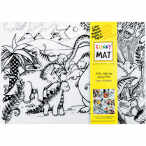 Funny® Mat Table Top Colouring Mat Jurassic Period