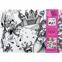 Funny® Mat Table Top Colouring Mat The Prince & The Princess