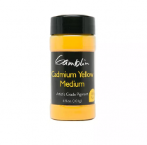 Gamblin Artist's Grade Pigment 4oz Cadmium Yellow Medium