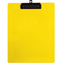 POLY CLIPBOARD GEOCAN LETTER YELLOW