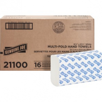 TOWEL MULTIFOLD WHITE 250/PACK, 16/CARTON
