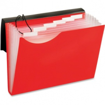 Pendaflex Poly Expanding File Letter 7 Pocket Red